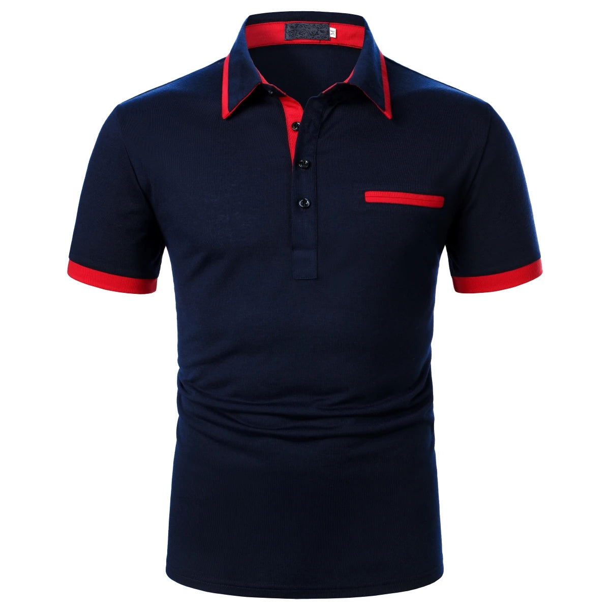 Men T-Shirt Men Short Sleeve T-Shirt Plaid Matching T-Shirt New Business Wear Clothing Casual Fashion Men Tops